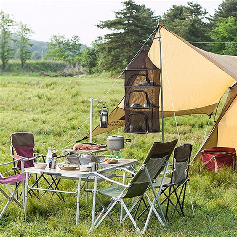 SA Outdoor 4-Layer Mesh Food Shelf