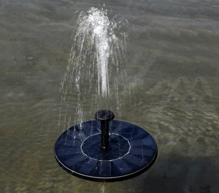 Floating Solar Powered Water Fountain