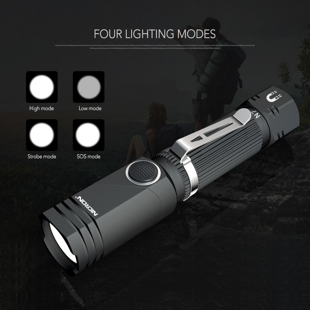 SA 600 LM Waterproof 90 Degree Twist Rotary Outdoor Led Flashlight