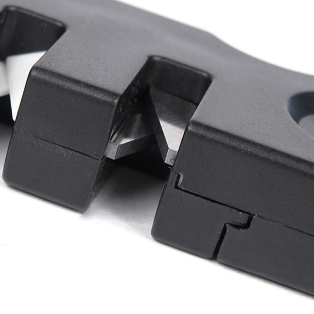 SA Multi-functional Portable Size EDC Tungsten Steel Knife Folding Sharpener