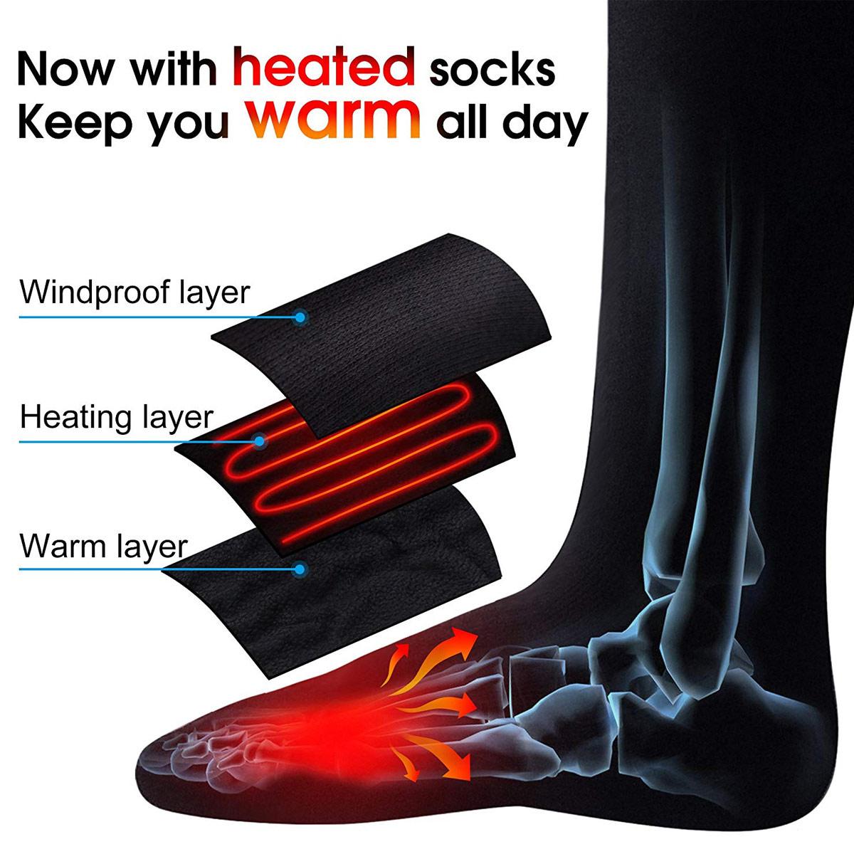 SA Battery Powered Thermal Cotton Heated Multi-purpose Socks
