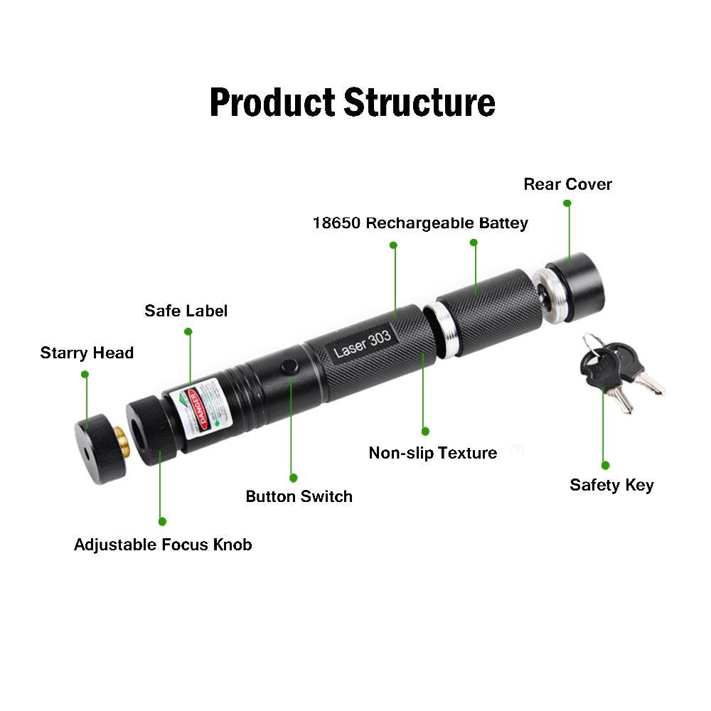 SA Military Tactical Survival Green Laser Pointer