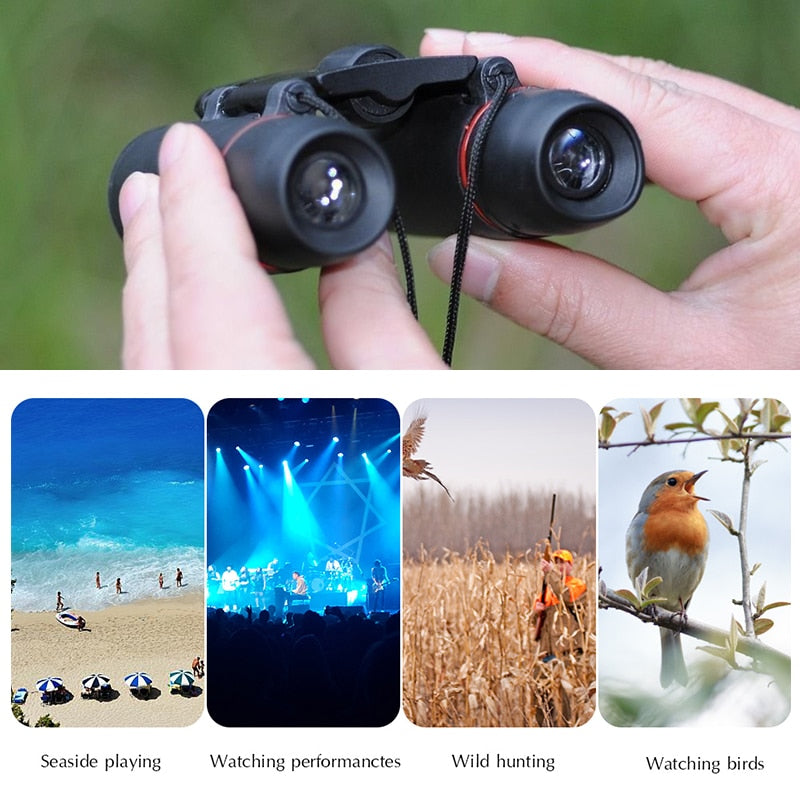 30x60 Folding Binoculars with LOW Light Night Vision