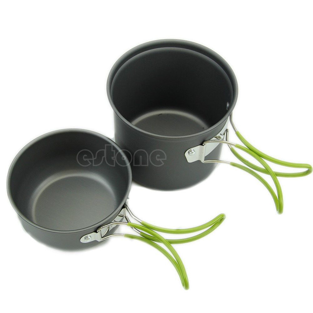 SA Portable Outdoor Non-stick Pots Pans Bowls