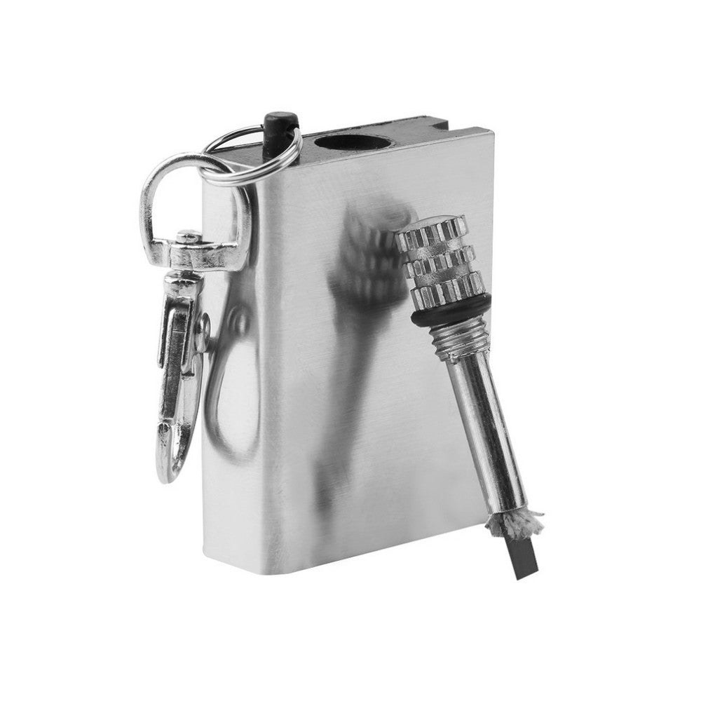 Emergency Fire Starter Flint Match Lighter Metal Outdoor