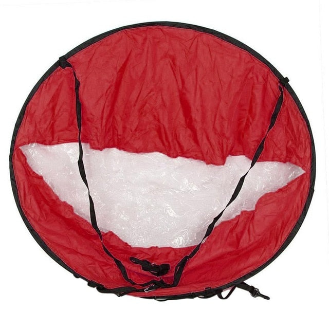 SA Kayak Boat Wind Sail with Clear Window Fishing Rowing Boat Inflatable Outboard Drifting