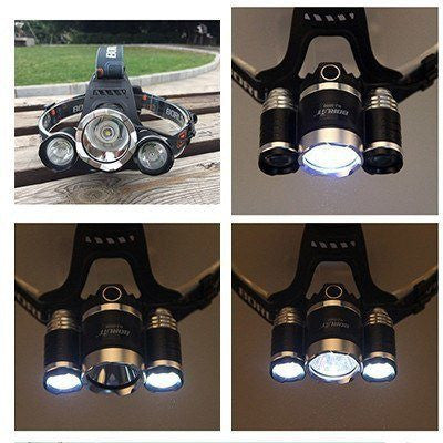 SA 3 LED Tactical 5000 Lumens 4 Mode Head Lamp