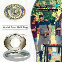 SA Belt Buckle Beer Holder