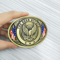 SA Belt Buckle Beer Holder