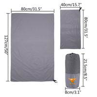 SA 2pcs/Set Microfiber Towel Set