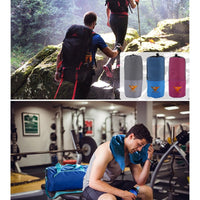 SA 2pcs/Set Microfiber Towel Set