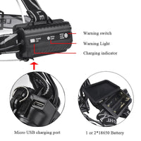 SA 5 LED TACTICAL 15000 LUMEN HEAD LAMP