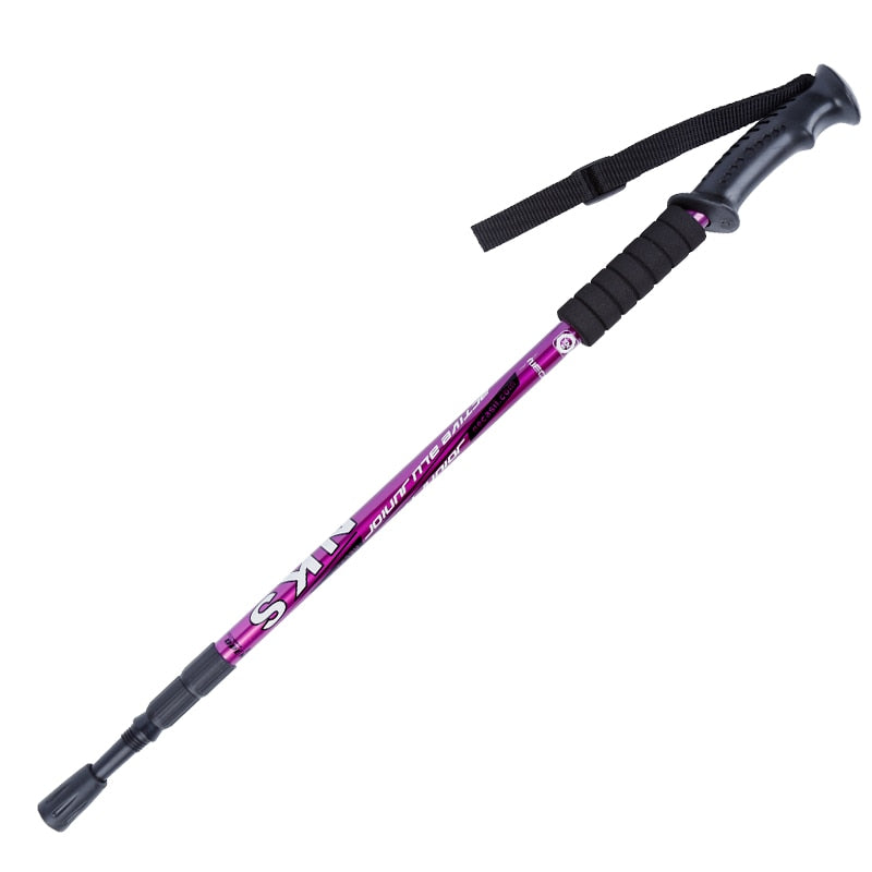 SA 6 color Adjustable Telescopic Anti-shock Trekking Stick Pole