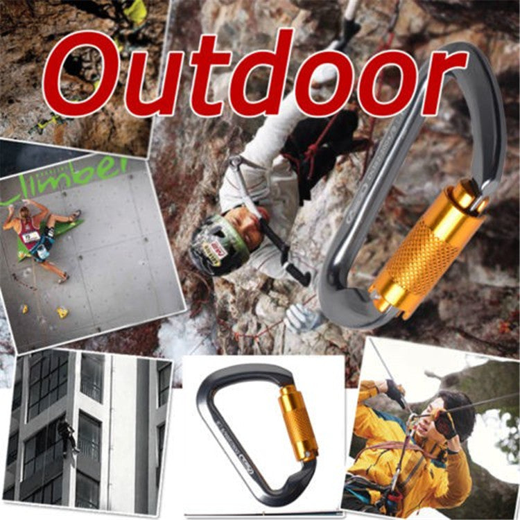 SA 6 Piece Outdoor Multi Color Carabiner With Lock