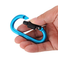 SA 6 Piece Outdoor Multi Color Carabiner With Lock