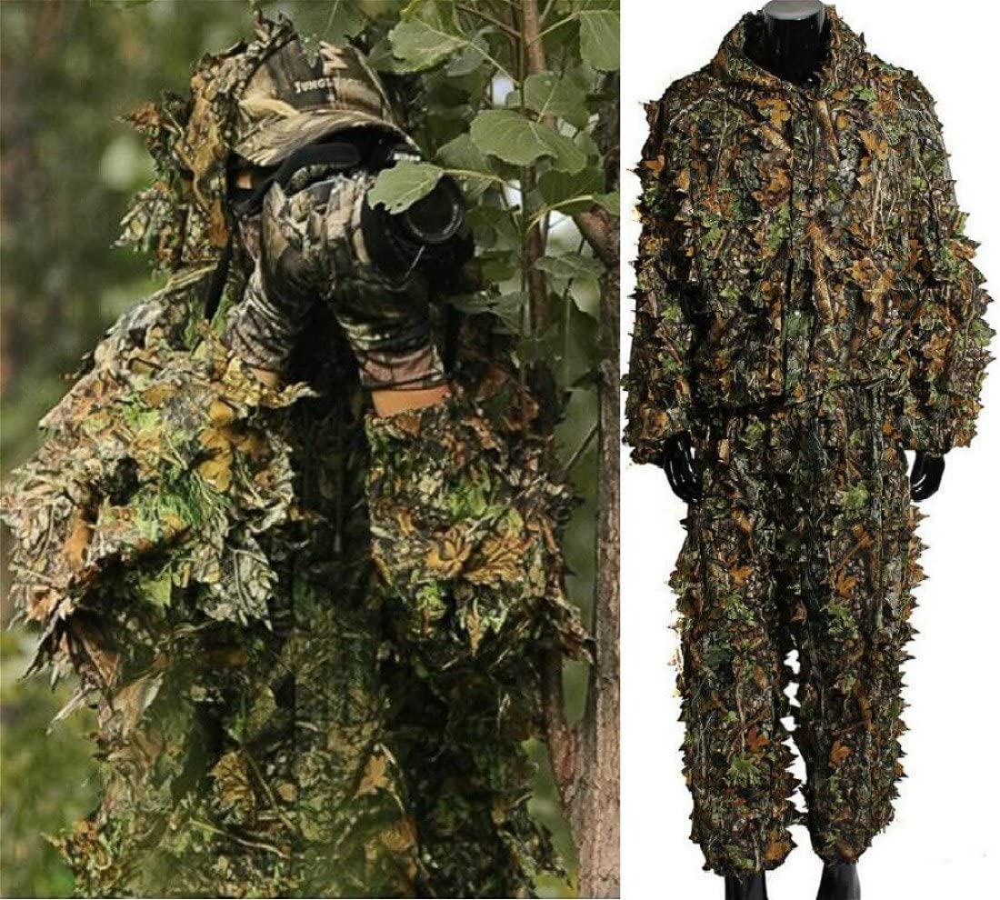 SA™ 3D Leafy Camo Ghillie Suit (Top and Bottom)