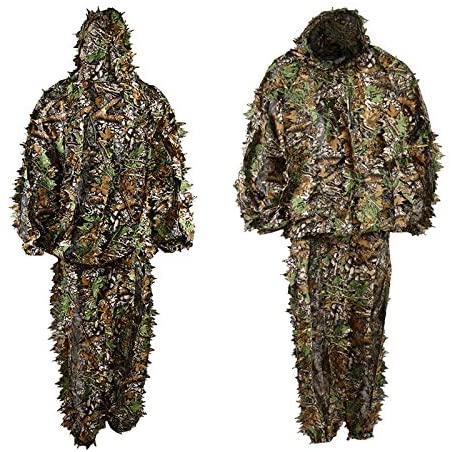 SA™ 3D Leafy Camo Ghillie Suit (Top and Bottom)