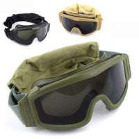 SA Tactical Military Shooting Goggles w/ 3 Lens
