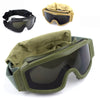 SA Tactical Military Shooting Goggles w/ 3 Lens