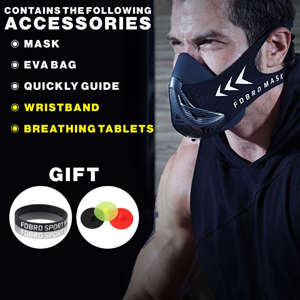 SA FDBro Spots Fitness Workout Mask