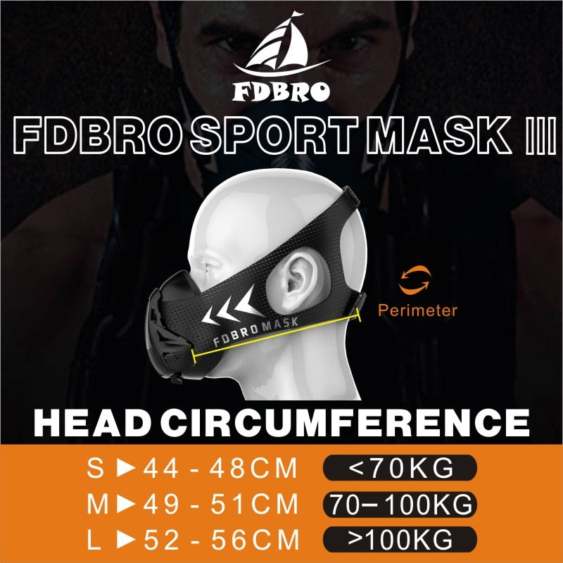 SA FDBro Spots Fitness Workout Mask