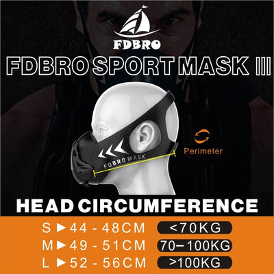 SA FDBro Spots Fitness Workout Mask