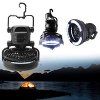 SA 2 In 1 Portable LED Camping Light with Cooling Fan
