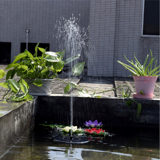 Floating Solar Powered Water Fountain