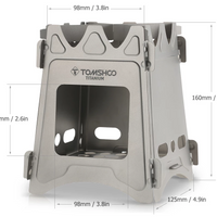 SA Portable Outdoor Titanium Camping Wood Stove