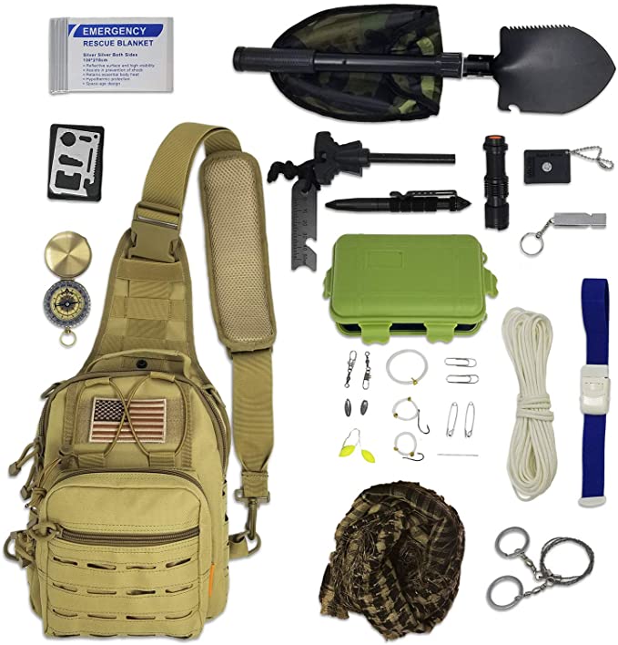 SA Emergency Tactical Survival Backpack Kit