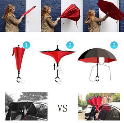 SA Inverted Double Layer Reverse Umbrella