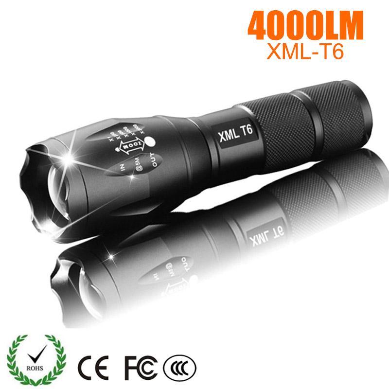 SA 4000 Lumens Outdoor Powerful Rechargeable LED Flashlight