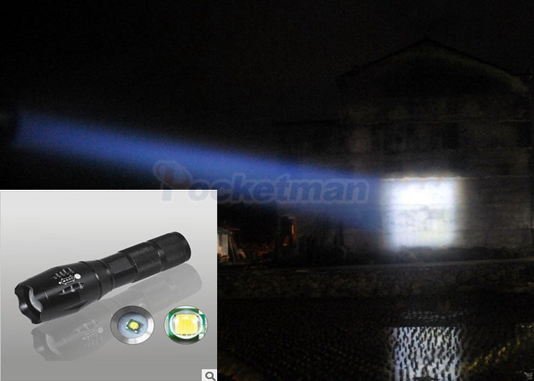 SA 4000 Lumens Outdoor Powerful Rechargeable LED Flashlight