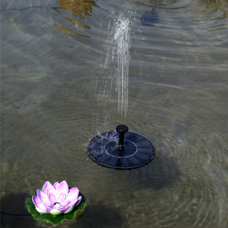 Floating Solar Powered Water Fountain