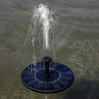 Floating Solar Powered Water Fountain