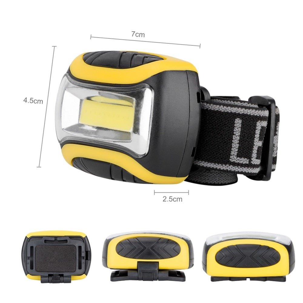 SA Mini Waterproof LED 4 Mode Headlight