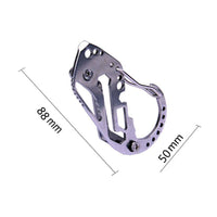 EDC Multifunction Quickdraw Carabiner Key Holder