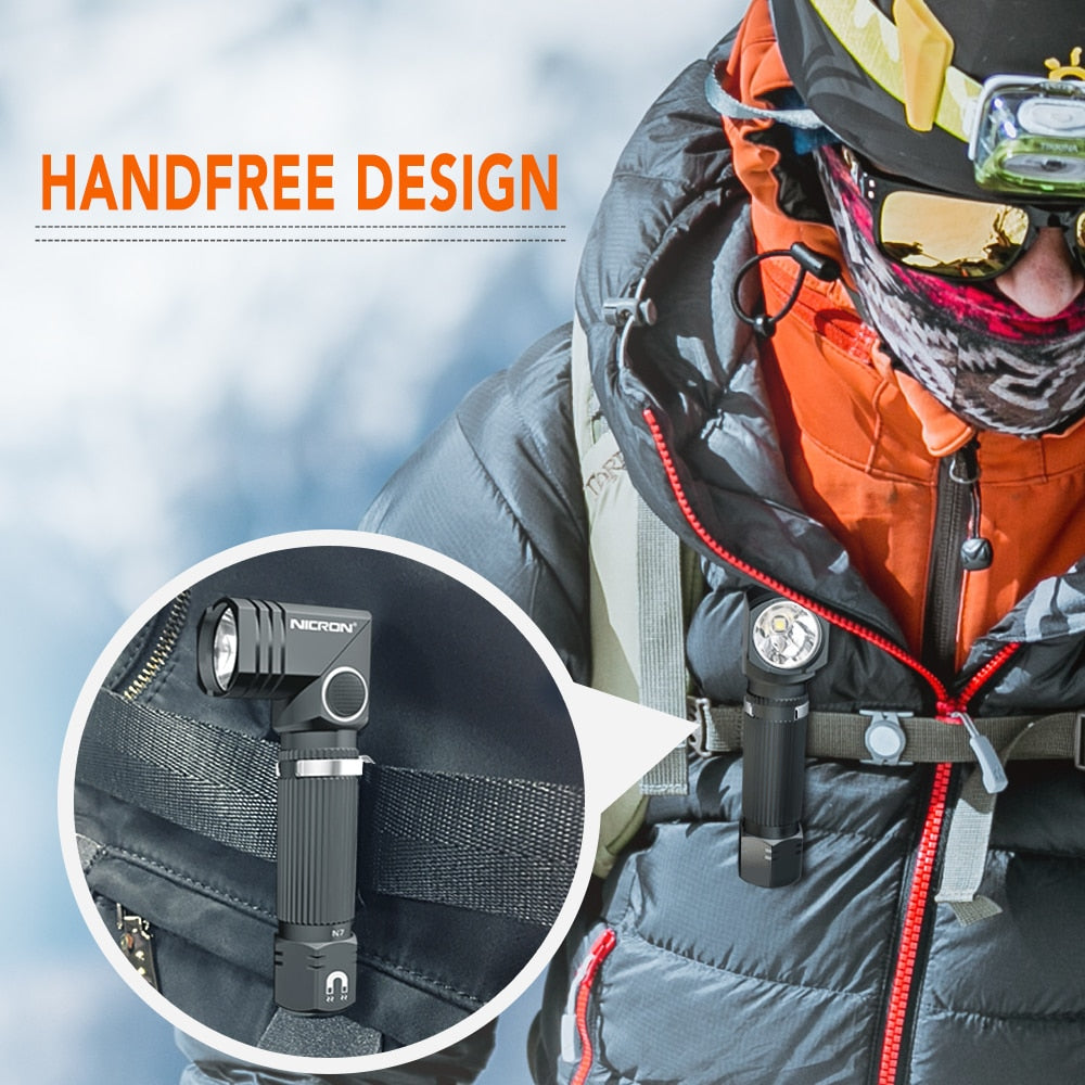 SA 600 LM Waterproof 90 Degree Twist Rotary Outdoor Led Flashlight