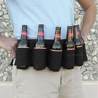 SA 6 Pack Holster Portable Bottle Waist Beverage Belt