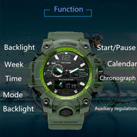 SA Outdoor Sports Multi-function Paracord Waterproof Survival Watch