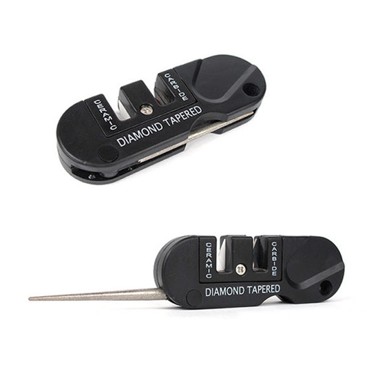 SA Multi-functional Portable Size EDC Tungsten Steel Knife Folding Sharpener