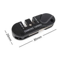 SA Multi-functional Portable Size EDC Tungsten Steel Knife Folding Sharpener