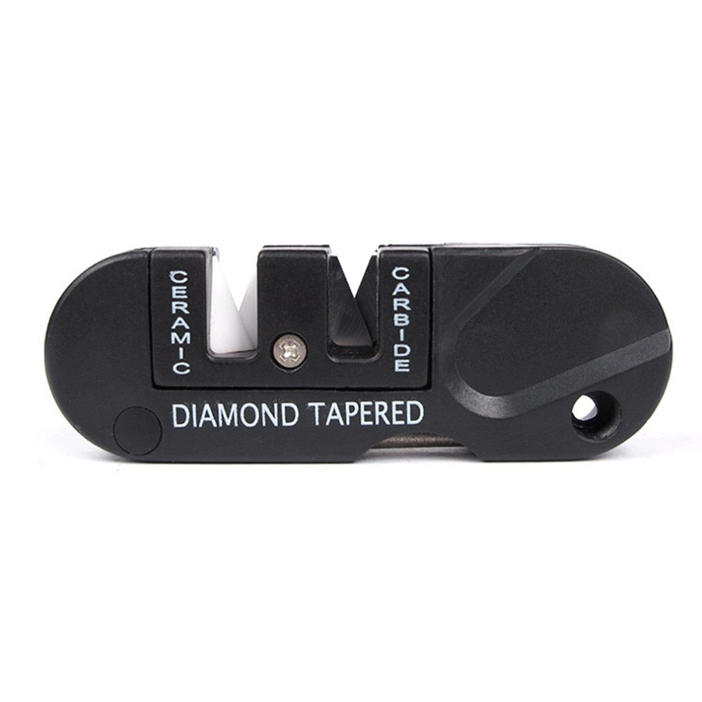 SA Multi-functional Portable Size EDC Tungsten Steel Knife Folding Sharpener