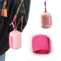 SA Quick-Drying Sports Towel With Silicone Case