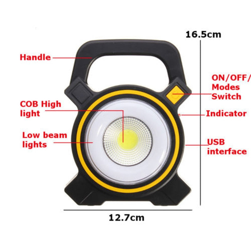 SA Rechargeable 30W COB LED Portable FloodLight