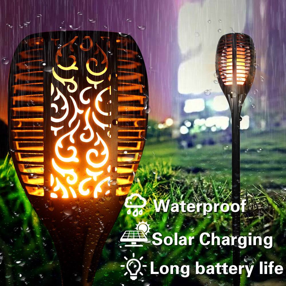 SA Waterproof Solar Flame Light