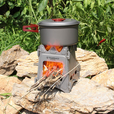 SA Portable Outdoor Titanium Camping Wood Stove
