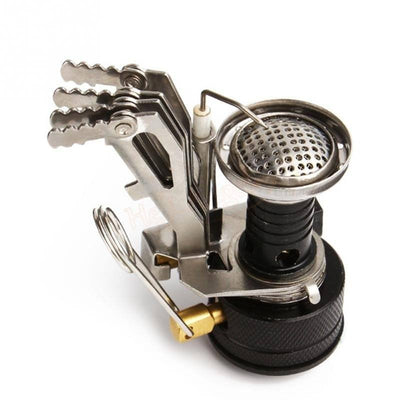 SA mini foldable stainless steel 3000W gas camping stove with self ignition