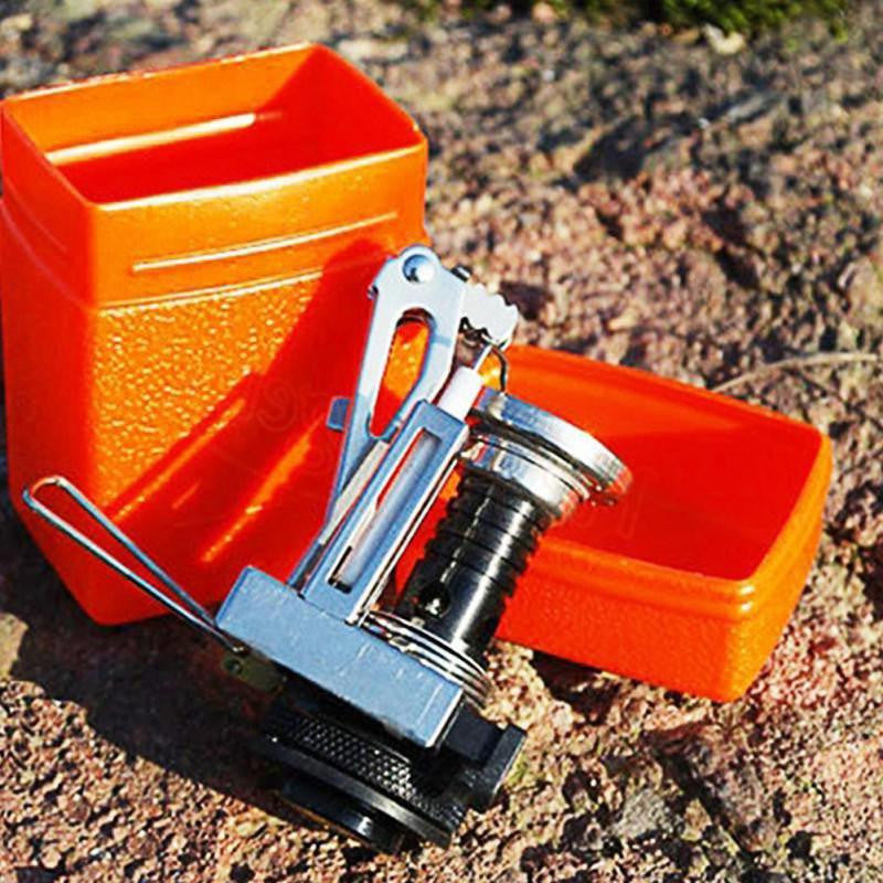 SA mini foldable stainless steel 3000W gas camping stove with self ignition