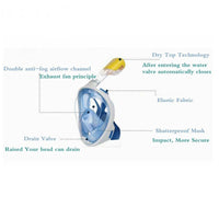 SA Full Face Snorkel Mask